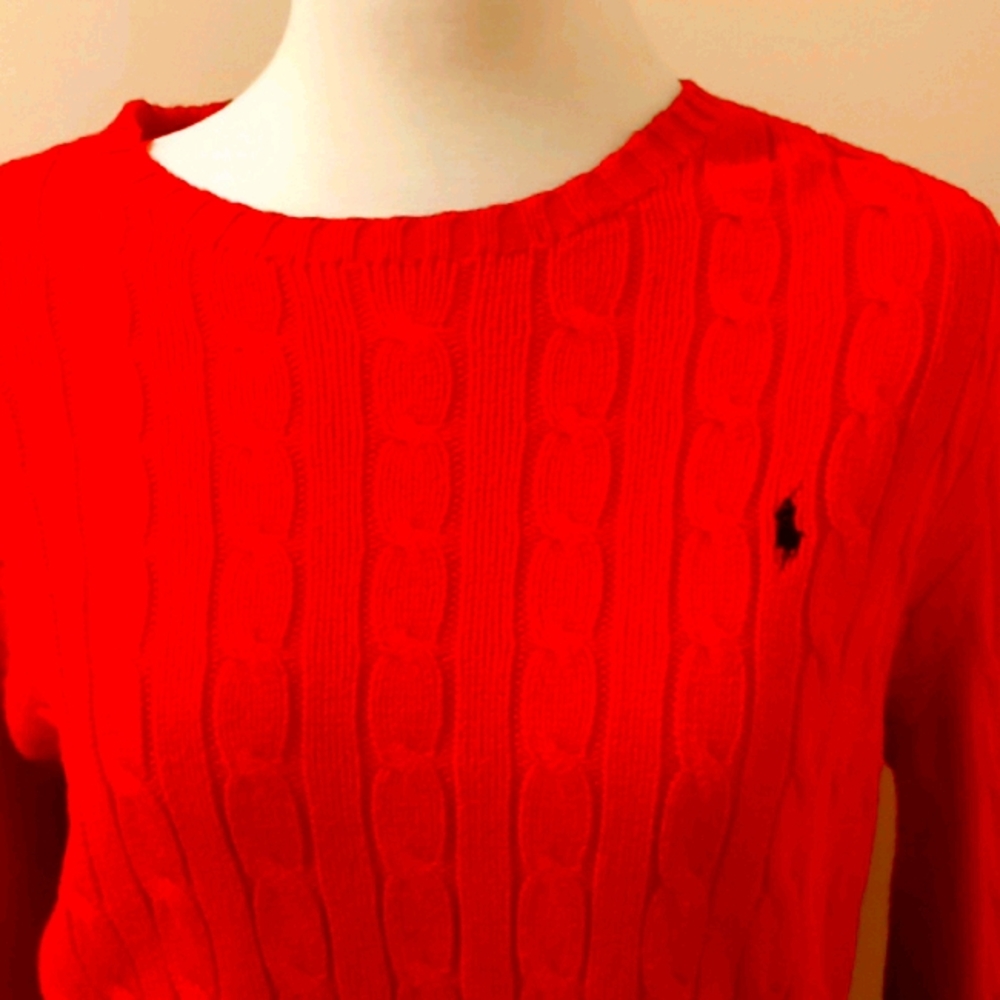 Women size large Red Ralph Lauren  sweater